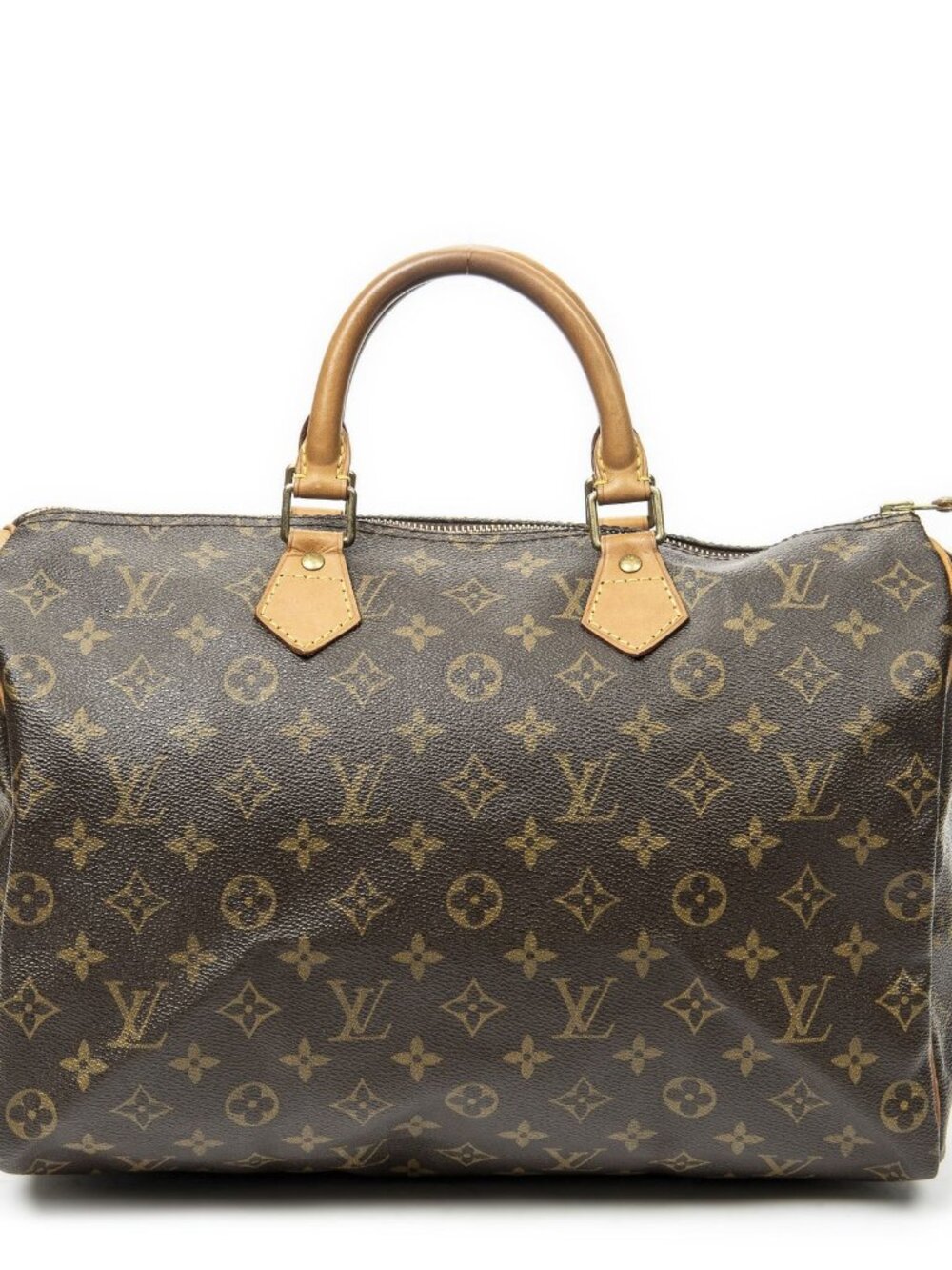 Louis Vuitton Speedy Brown Monogram Canvas Handbag